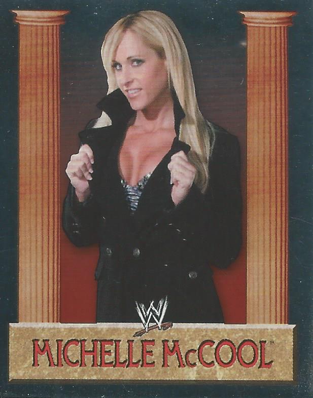 WWE Merlin Heros 2008 Stickers Michelle McCool Foil No.43