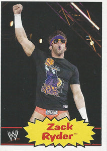 WWE Topps Heritage 2012 Trading Cards Zack Ryder No.43