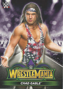 WWE Topps Road to Wrestlemania 2018 Trading Cards Chad Gable R43