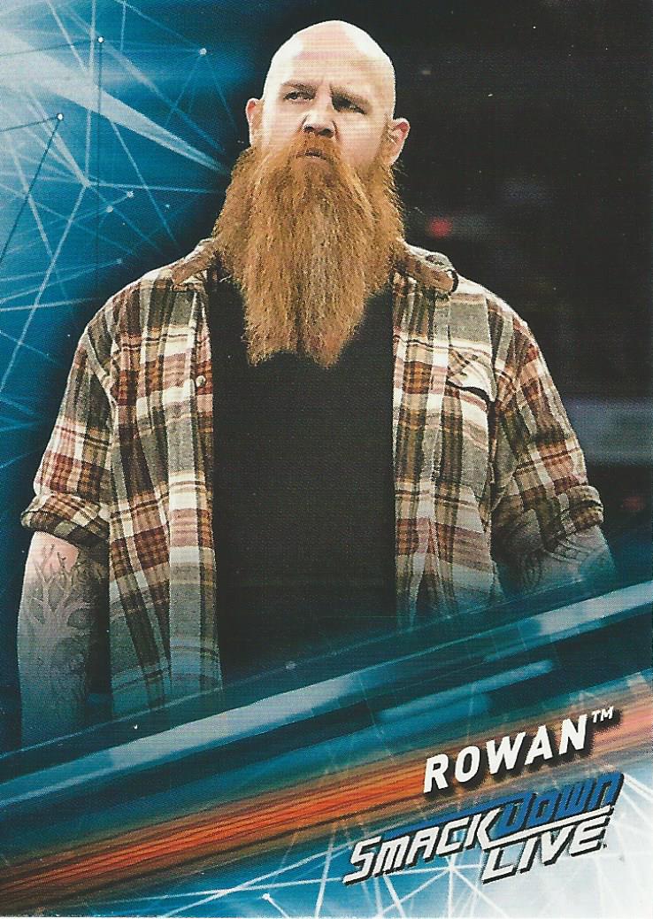 WWE Topps Smackdown 2019 Trading Cards Rowan No.43