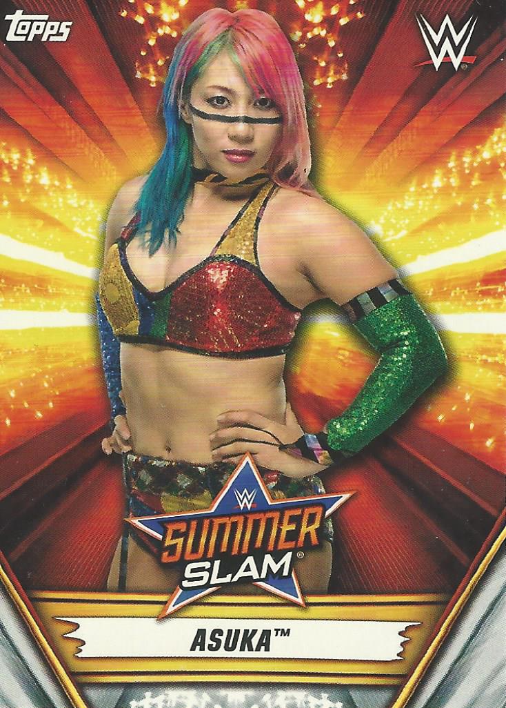 WWE Topps Summerslam 2019 Trading Card Asuka No.43