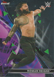 WWE Topps Finest 2021 Trading Cards Roman Reigns No.66