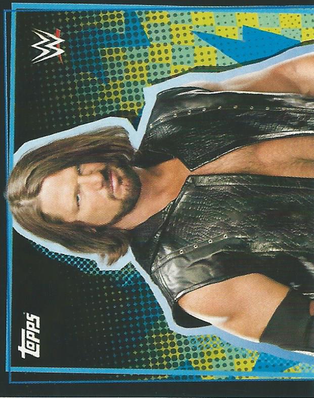 WWE Topps Road to Wrestlemania Stickers 2021 AJ Styles No.44