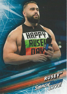 WWE Topps Smackdown 2019 Trading Cards Rusev No.44