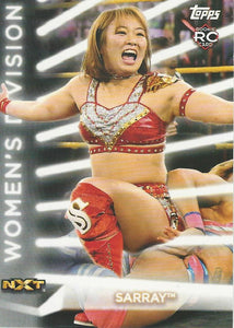 WWE Topps Women Division 2021 Trading Card Sarray RC-44