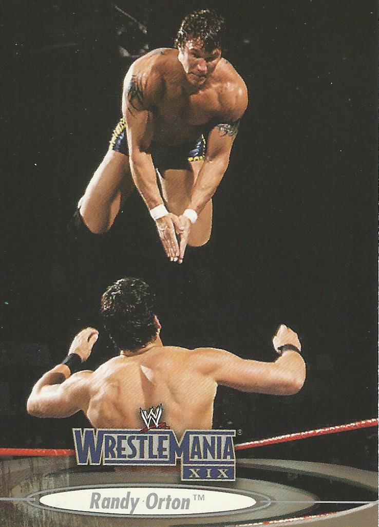 WWE Fleer Wrestlemania XIX Trading Cards 2003 Randy Orton No.44