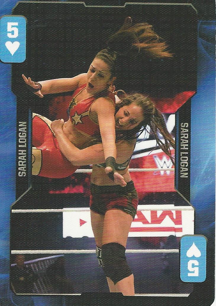 WWE Evolution Playing Cards 2019 Sarah Logan