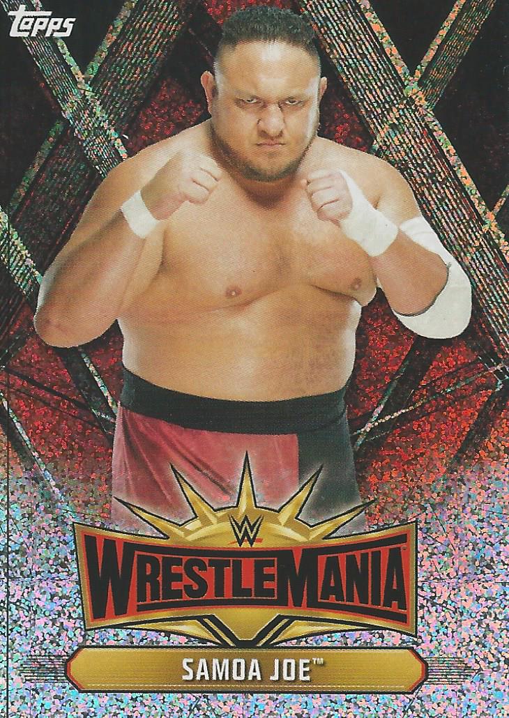 WWE Topps Champions 2019 Trading Cards Samoa Joe WM-44