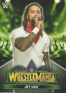 WWE Topps Road to Wrestlemania 2018 Trading Cards Jey Uso R44