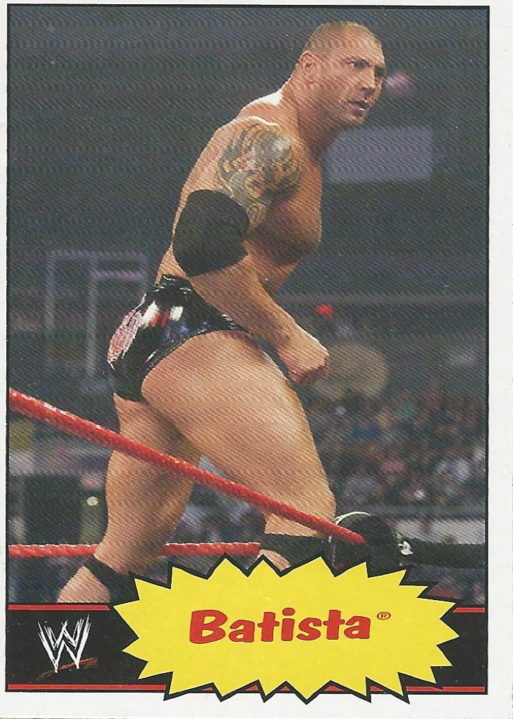 WWE Topps Heritage 2012 Trading Cards Batista No.44