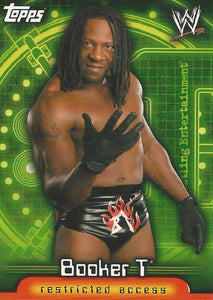 WWE Topps Insider 2006 Trading Card Booker T No.44