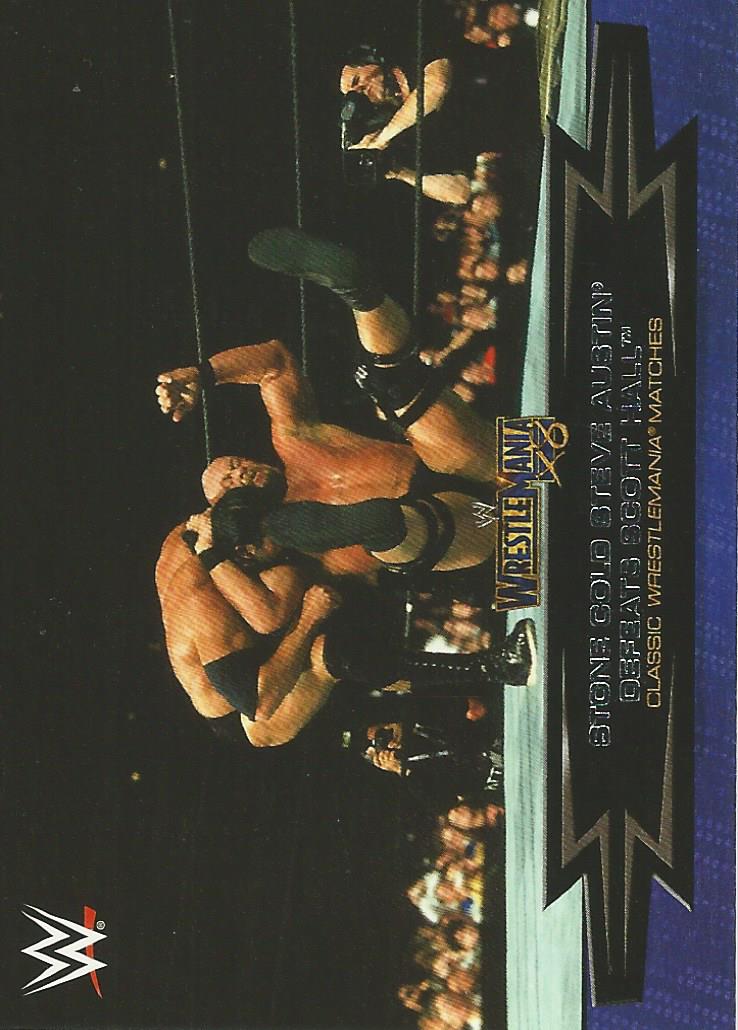 WWE Topps Road to Wrestlemania 2015 Trading Cards Stone Cold Steve Austin 14 of 30