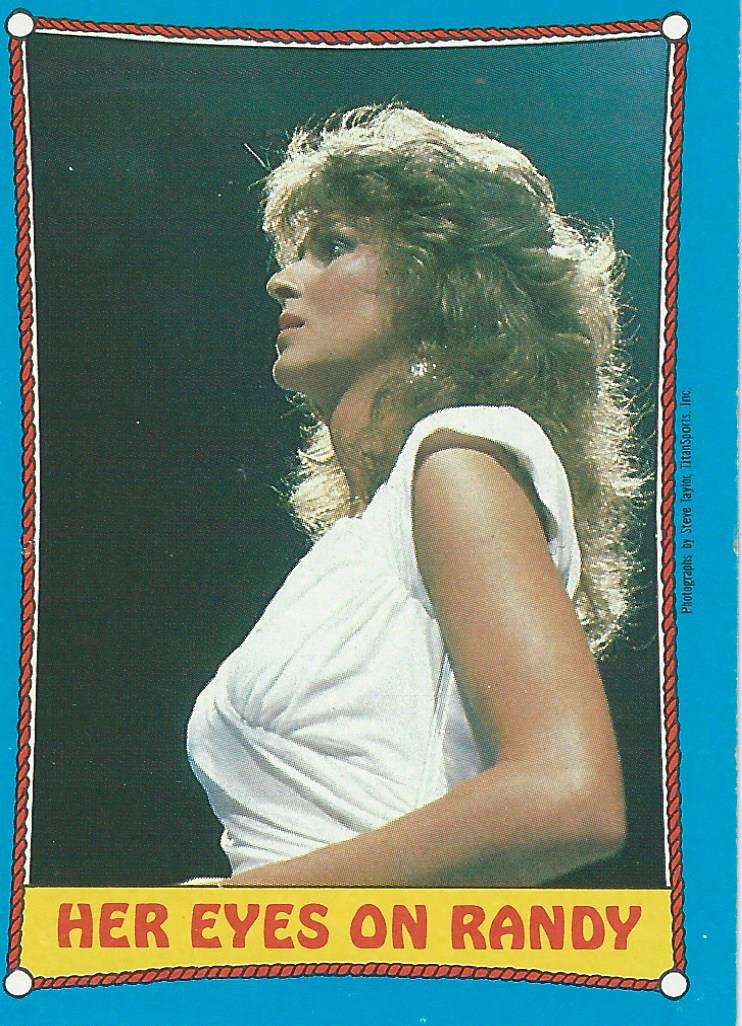 Topps WWF Wrestling Trading Cards 1987 Miss Elizabeth No.44