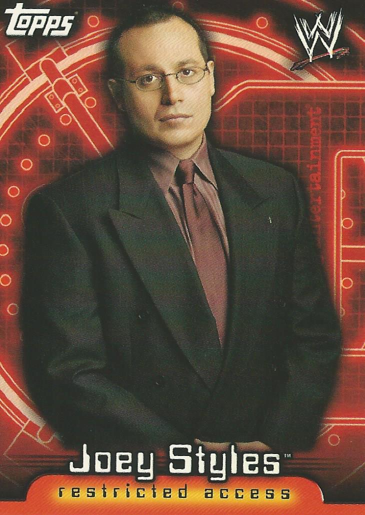 WWE Topps Insider 2006 Trading Cards US Joey Styles No.44