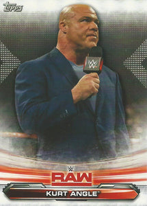 WWE Topps Raw 2019 Trading Card Kurt Angle No.44