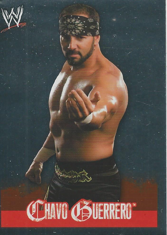 WWE Topps Rivals 2009 Stickers Chavo Guerrero Foil No.44