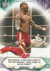 WWE Topps 2021 Trading Cards Montez Ford No.44