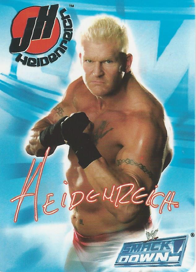 WWE Smackdown 2004 Tesla Trading Cards Heidenreich No.44