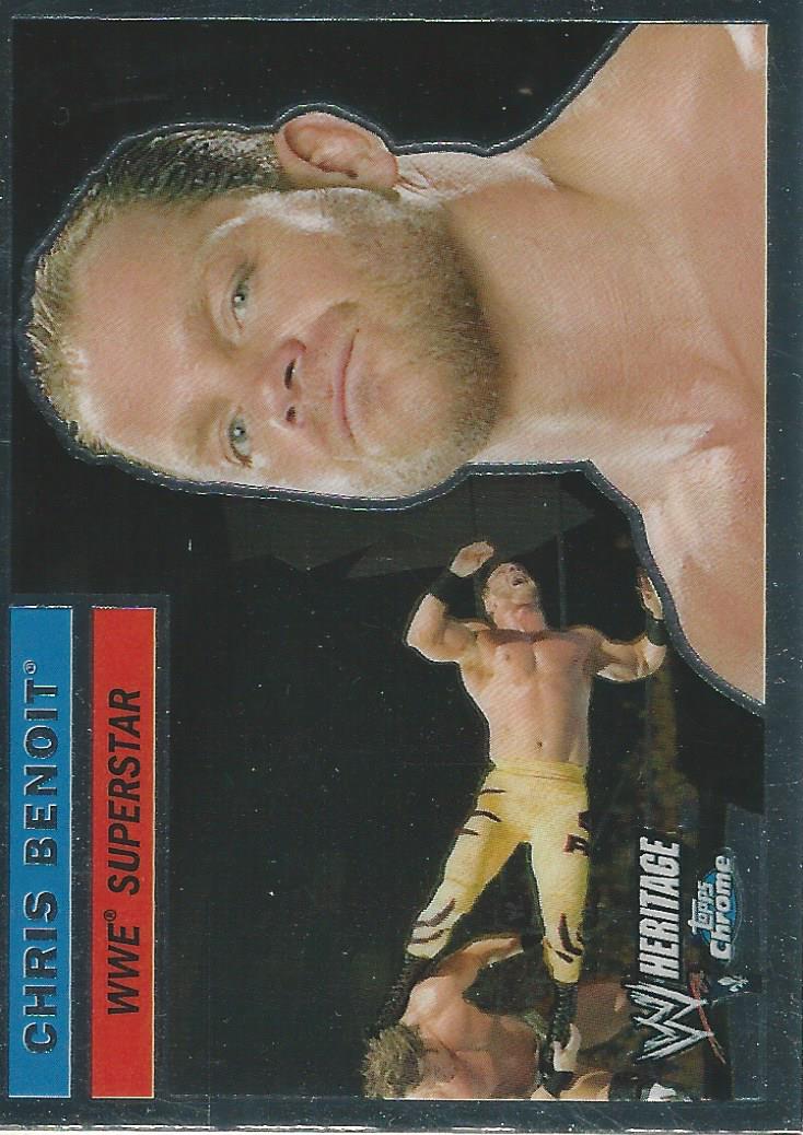 WWE Topps Chrome Heritage 2006 Trading Cards Chris Benoit No.34