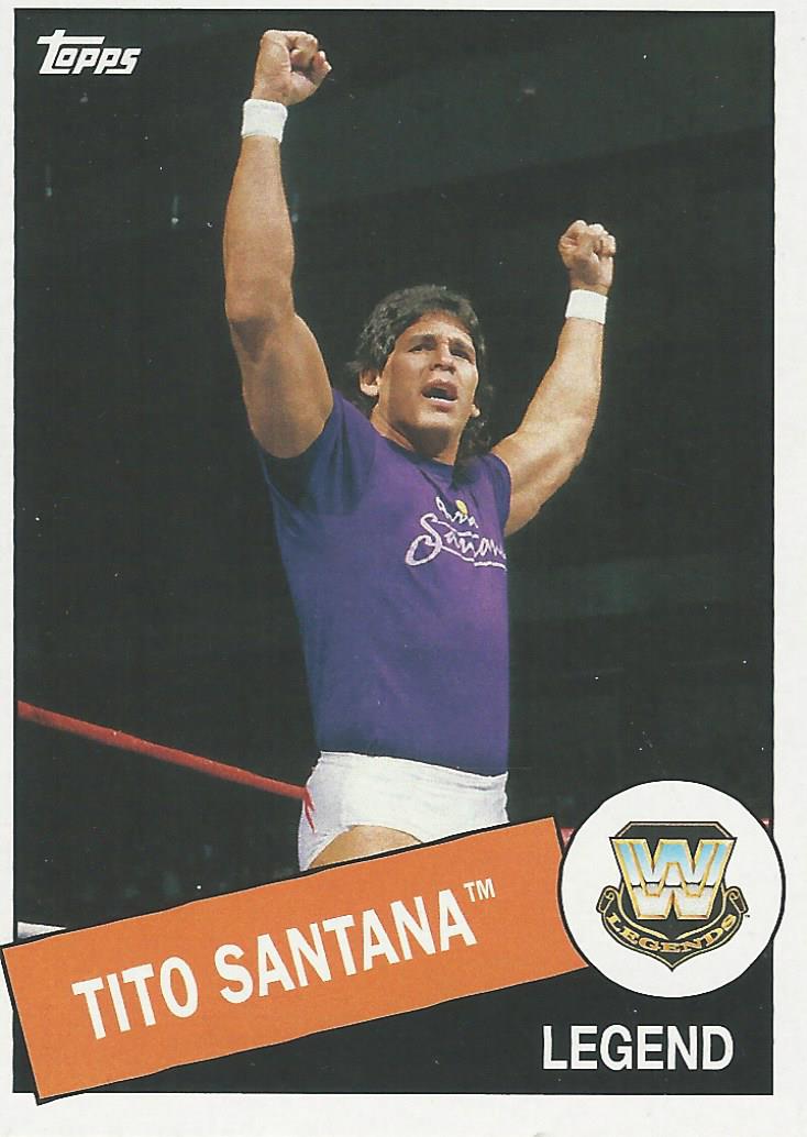 WWE Topps Heritage 2015 Trading Card Tito Santana No.45