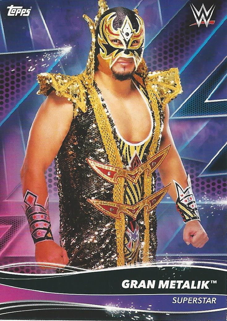 Topps WWE Superstars 2021 Trading Cards Gran Metalik No.45