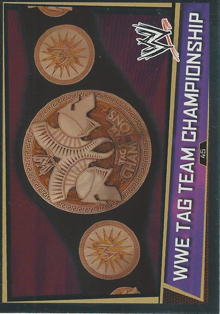WWE Slam Attax Superstars 2013 Trading Card Tag Team Championship No.45