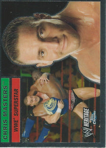 WWE Topps Chrome Heritage Trading Card Chris Masters No.45