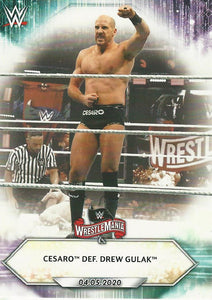 WWE Topps 2021 Trading Cards Cesaro No.45