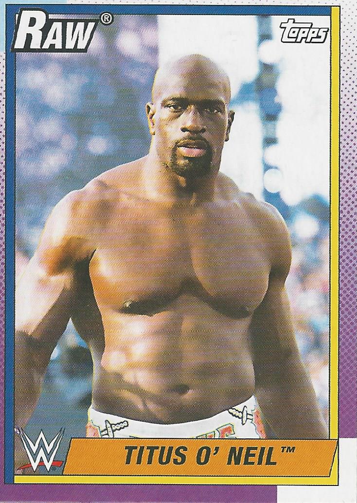 WWE Topps Heritage 2021 Trading Card Titus O'Neil No.45