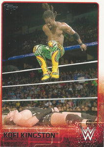 WWE Topps 2015 Trading Card Kofi Kingston No.45