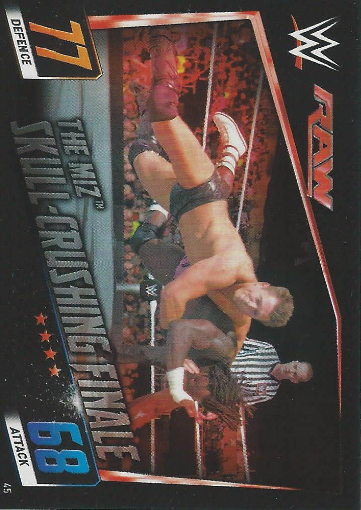 WWE Topps Slam Attax 2015 Then Now Forever Trading Card Miz No.45