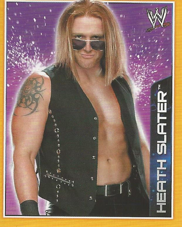 WWE Topps A-Z Sticker Collection 2014 Heath Slater No.45