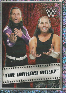 WWE Topps 2018 Stickers Hardy Boyz Foil No.45