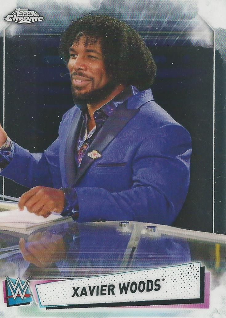 WWE Topps Chrome 2021 Trading Cards Xavier Woods No.45