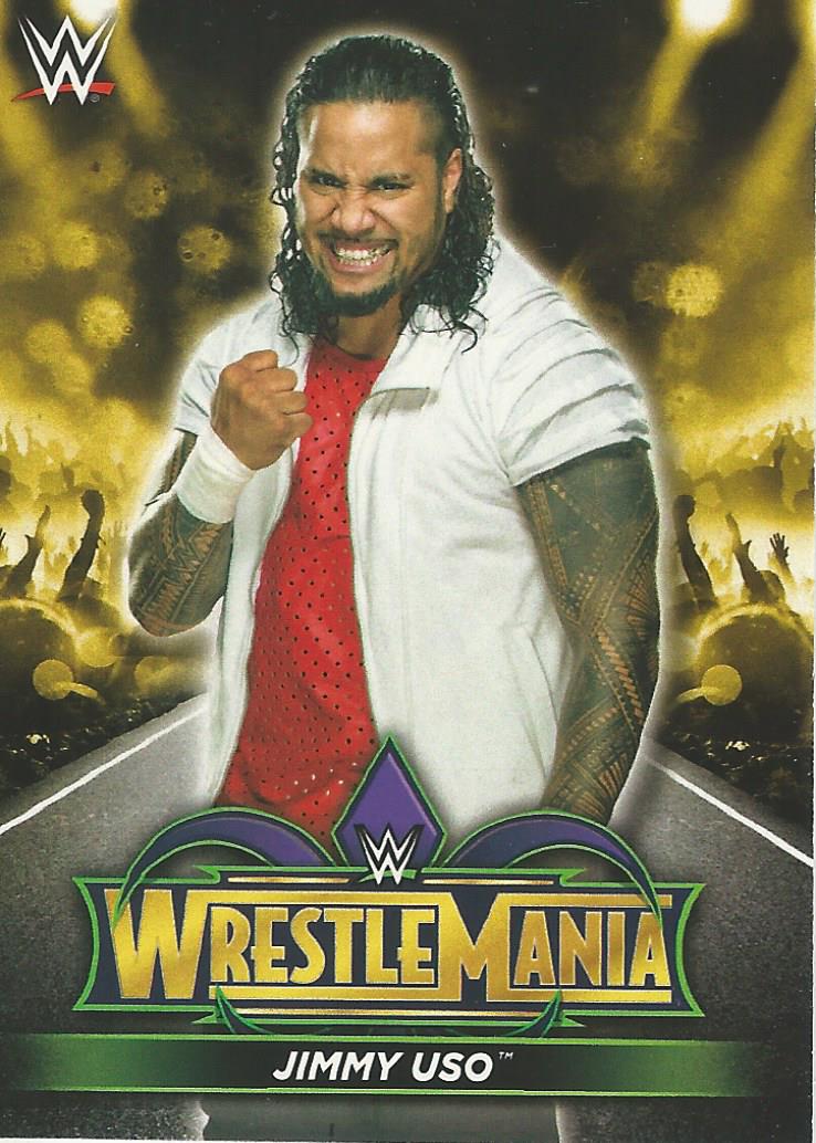 WWE Topps Road to Wrestlemania 2018 Trading Cards Jimmy Uso R45