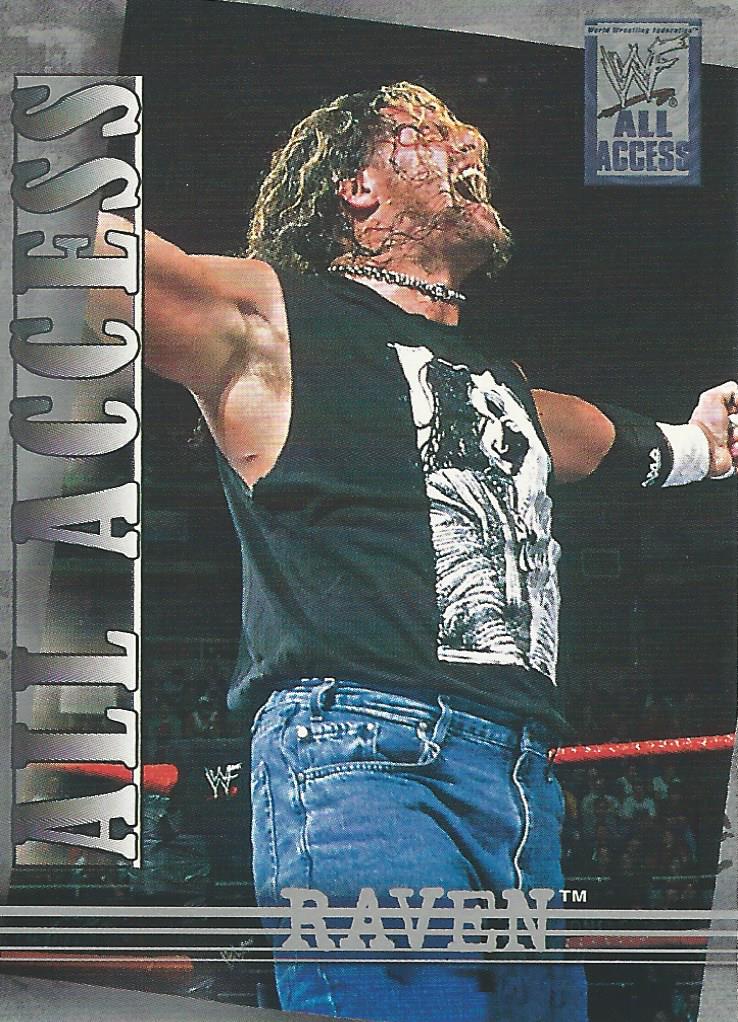 WWF Fleer All Access Trading Cards 2002 Raven No.45