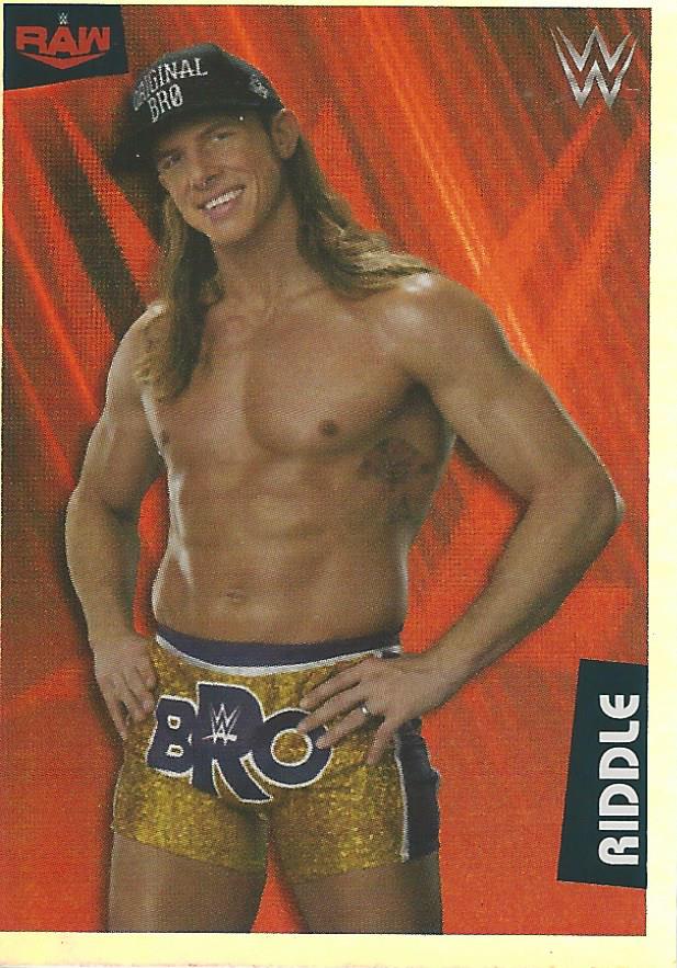 WWE Panini 2022 Sticker Collection Matt Riddle Foil No.45