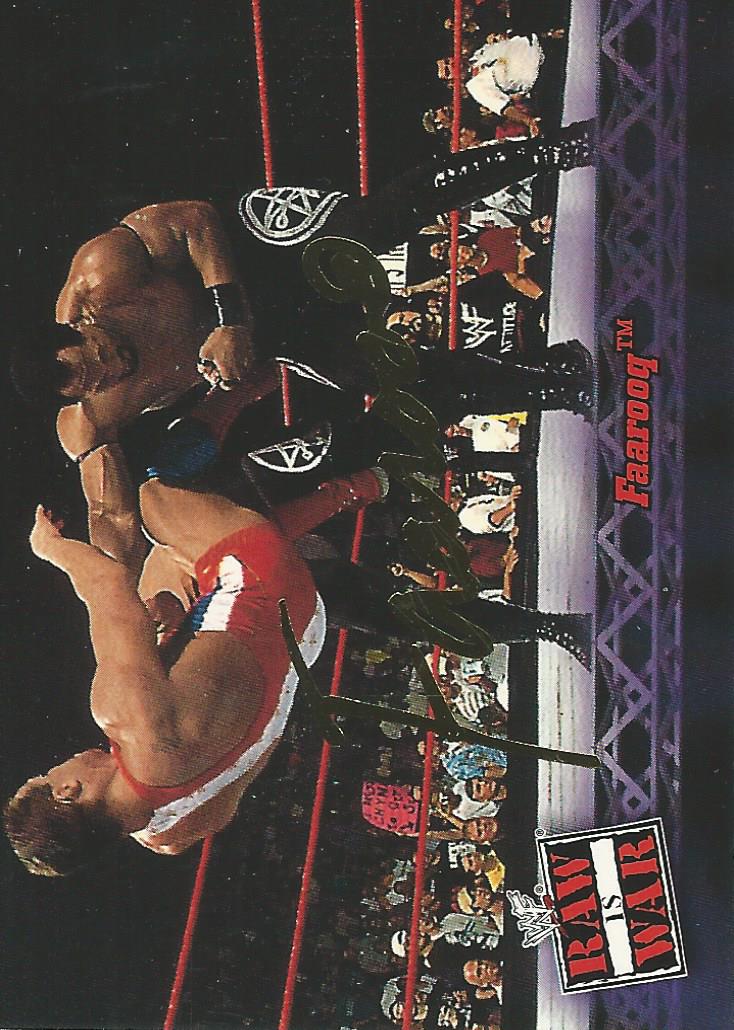WWF Fleer Raw 2001 Trading Cards Faarooq No.45