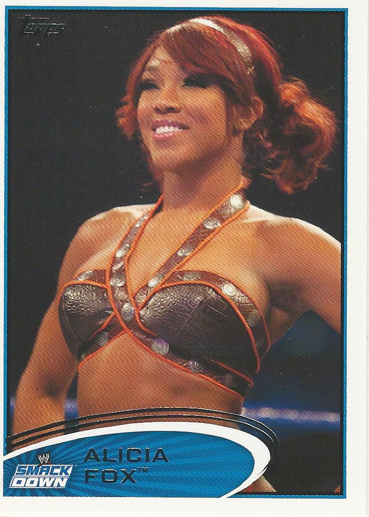 WWE Topps 2012 Trading Card Alicia Fox No.46