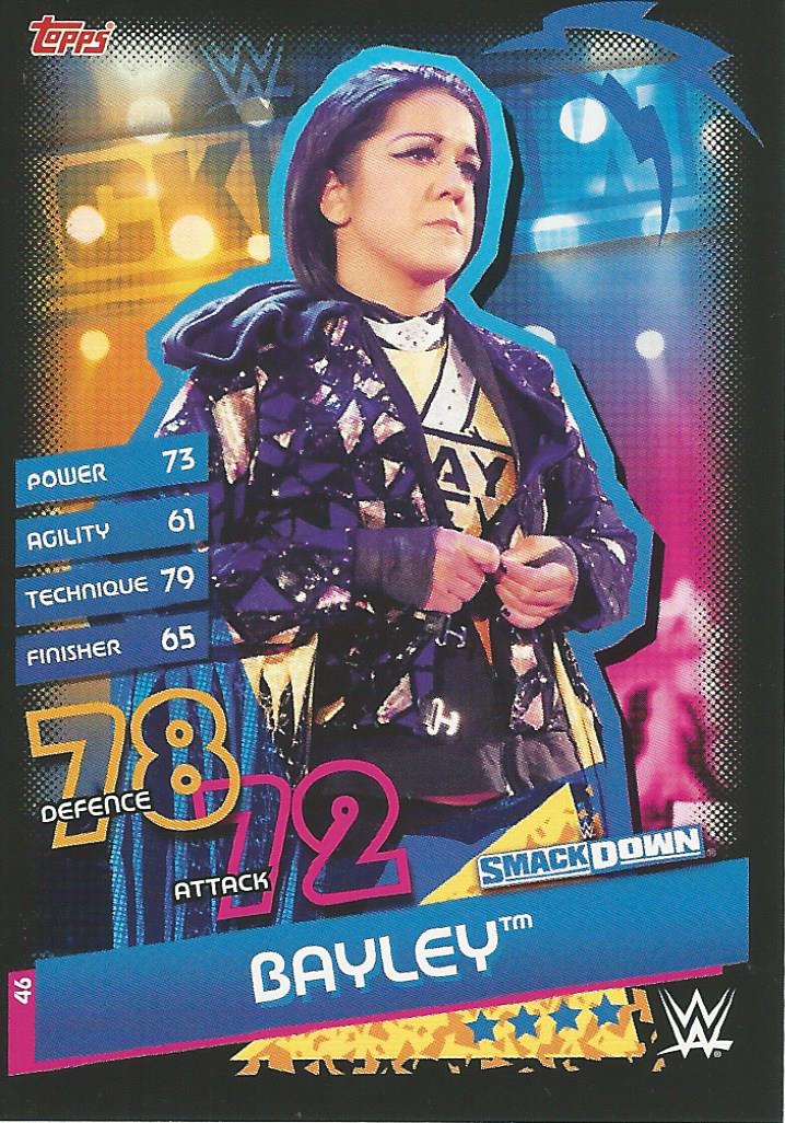 WWE Topps Slam Attax Reloaded 2020 Trading Card Bayley No.46