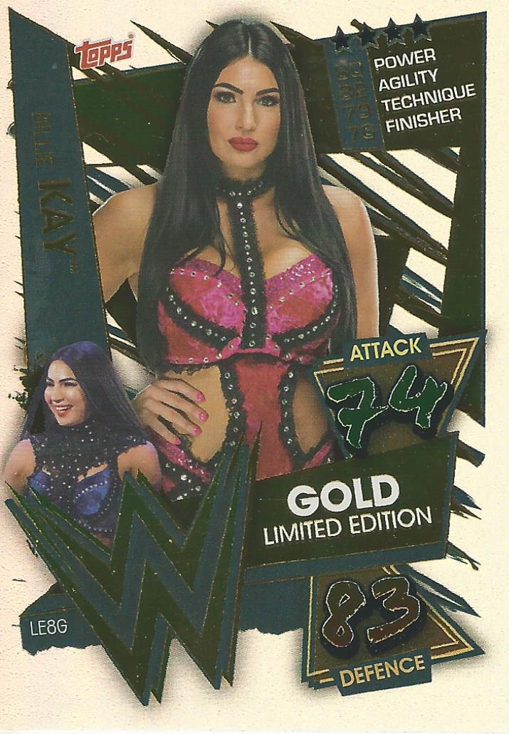 WWE Topps Slam Attax 2021 Trading Card Billie Kay LE8G