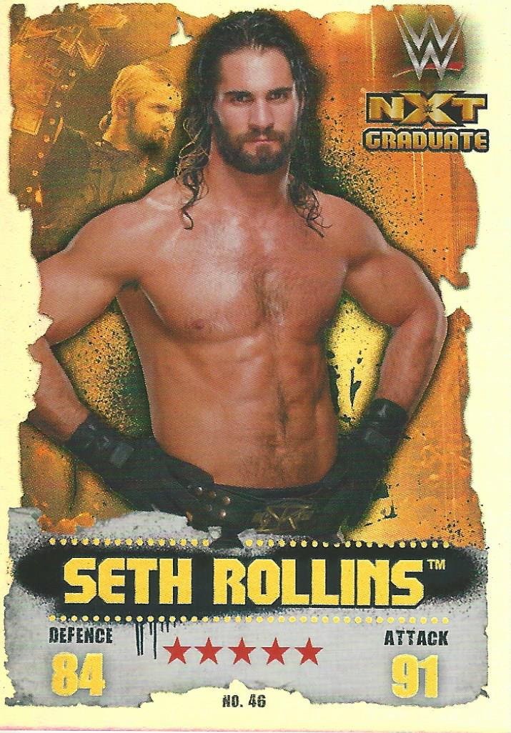 WWE Topps Slam Attax Takeover 2016 Trading Card Seth Rollins No.46