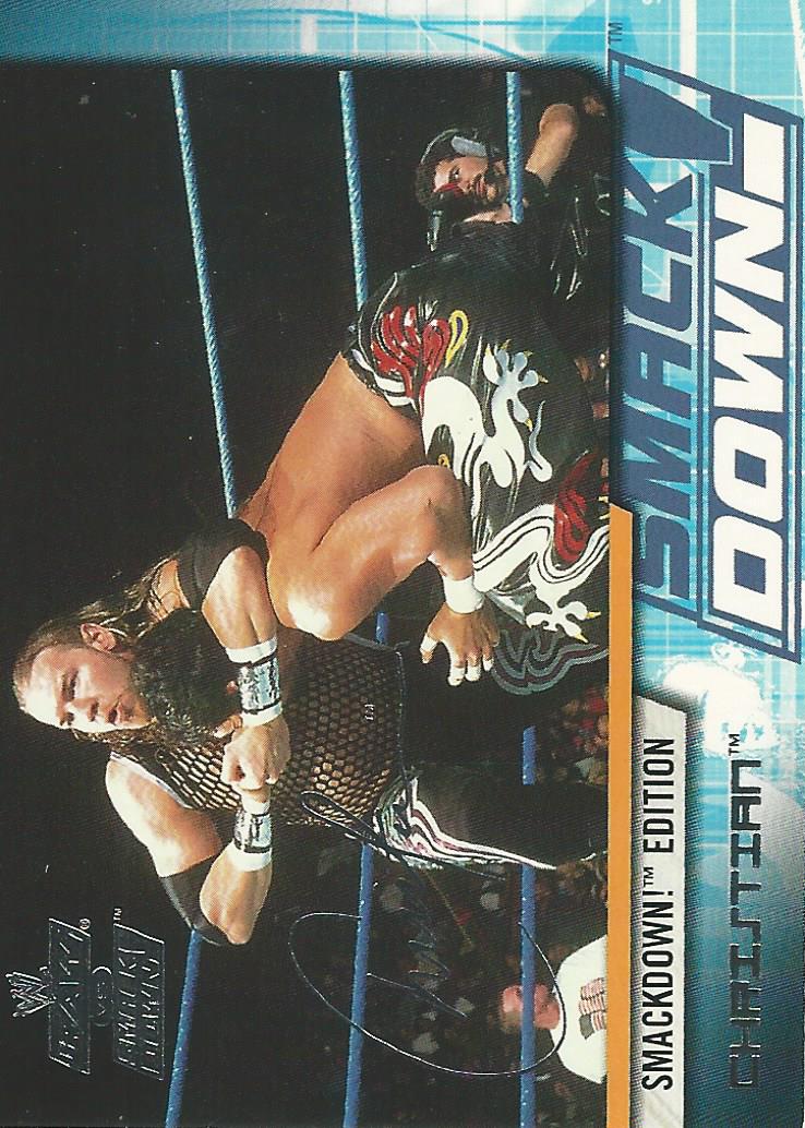 WWE Fleer Raw vs Smackdown Trading Card 2002 Christian No.46