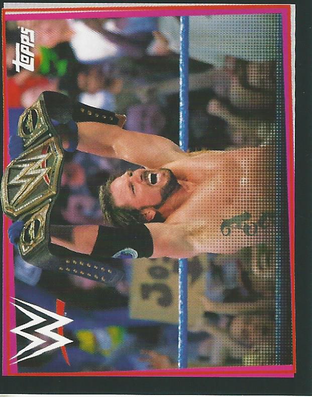 WWE Topps Road to Wrestlemania Stickers 2021 AJ Styles No.46