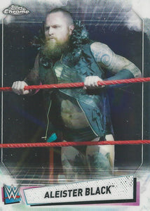 WWE Topps Chrome 2021 Trading Cards Aleister Black No.46