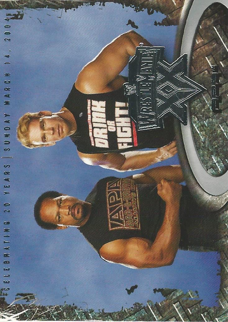 WWE Fleer Wrestlemania XX Trading Card 2004 APA No.46