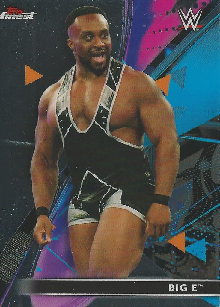 WWE Topps Finest 2021 Trading Cards Big E No.46