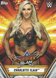 WWE Topps Summerslam 2019 Trading Card Charlotte Flair No.46