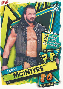 WWE Topps Slam Attax 2021 Trading Card Drew McIntyre No.46