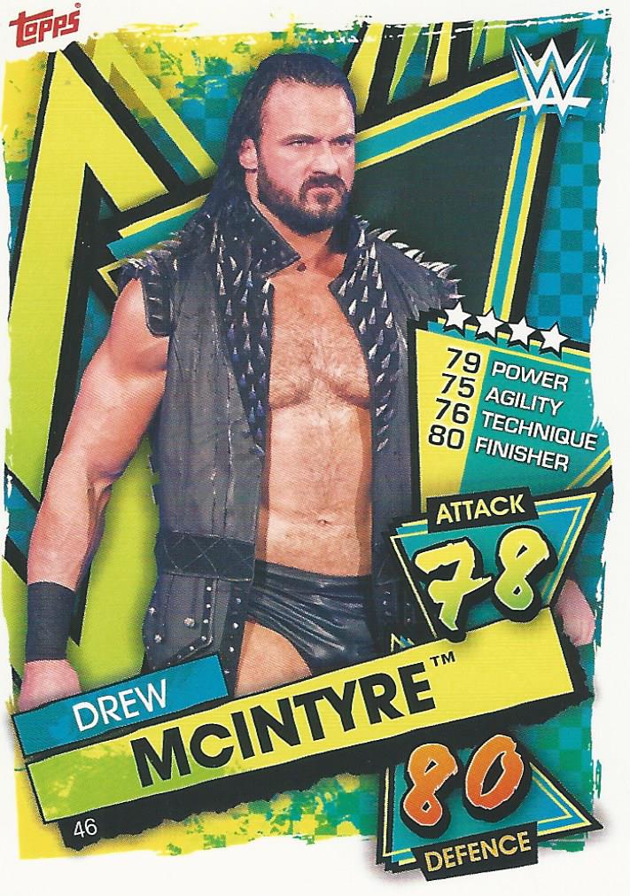 WWE Topps Slam Attax 2021 Trading Card Drew McIntyre No.46